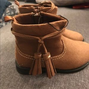 Zac And Zoe Toddler Brown Boots New